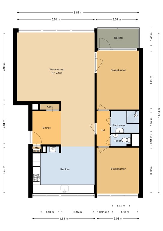 mediumsize floorplan